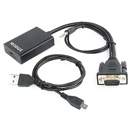 Адаптер Cablexpert VGA - HDMI (A-VGA-HDMI-01) - мініатюра 2