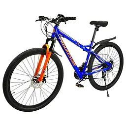 Електровелосипед PROGRESSER Glide P29, синій, колеса 29", 24-швидкісний, моторколісо 250W, аккумулятор 36V 6Ah (216Wh) - мініатюра 2