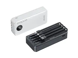 Зовнішній акумулятор (Power Bank) Awei P134K 20000mAh 4 in 1 Black - мініатюра 2