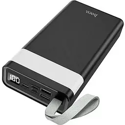 Портативна батарея Hoco J73 Powerful LED 30000 mAh Black - мініатюра 2