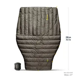 Спальник Sea To Summit Ember Down Quilt -1C|30F Long Beluga (1033-STS ASL042012-210104) - мініатюра 3