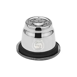 Капсула багаторазова з нержавіючої сталі для кавоварки Nespresso від ICafilas, глянсова. - мініатюра 3