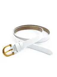 Жіночий шкіряний ремінь 1,8 х 110 см Weatro Білий zhin-kit-18k-0068 (zhin-kit-18k-0068)