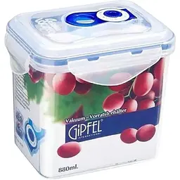 Контейнер для зберігання продуктів Gipfel вакуумний 880 мл (4529)