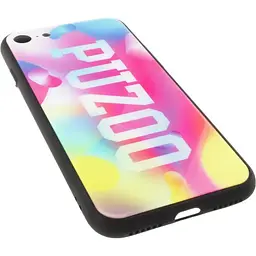 Чохол-накладка PUZOO Glass Printing with TPU Visions iPhone 7/8/SE 2020 Pink - мініатюра 3