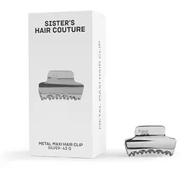 Заколка для волосся Sister's Aroma Silver Maxi металева 50 г - мініатюра 2