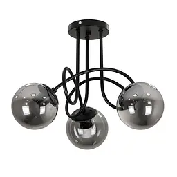 Люстра кульки модерн Levistella 7529903-3 BK+BK