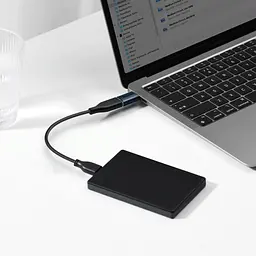 Перехідник OTG USB 3.1 AF to USB-C blue Baseus (ZJJQ000003) - мініатюра 7