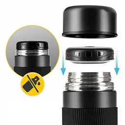 Термос для їжі Mountain Goat 1 л Black (P-5907739315793) - мініатюра 6