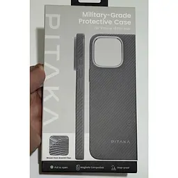 Оригінальний протиударний чохол Pitaka Military-Grade Protective Summa Case для iPhone 16 Pro Max 600D Black/Grey (KI1601PMPA) - мініатюра 7
