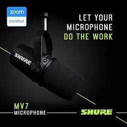 Мікрофон Shure MV7-К (XLR/USB) - мініатюра 8