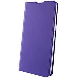 Шкіряний чохол-книжка GETMAN Elegant (PU) для Motorola Moto G32 Фіолетовий - мініатюра 2
