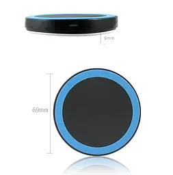 Зарядний пристрій Wireless QI 5V/1A чорний - мініатюра 5