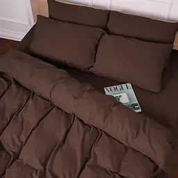 Постільна білизна MirSon 003 Brown Фланель 200х220 Євро (2200009648748) - мініатюра 6