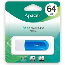 USB флеш накопичувач Apacer 64GB AH23A White USB 2.0 (AP64GAH23AW-1) - мініатюра 6