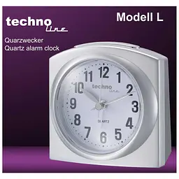Годинник настільний Technoline Modell L Silver (Modell L silber) - мініатюра 3