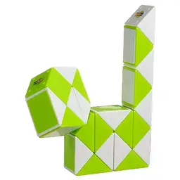 Пластикова головоломка Змійка Рубіка GREEN SCT404 зелена - мініатюра 6