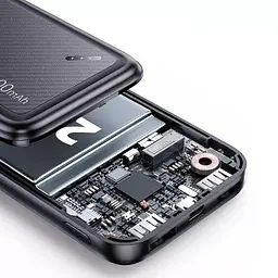 Зовнішній акумулятор Повербанк Helt 20000mAh QC3.0 PD 22.5W (Black) - мініатюра 6