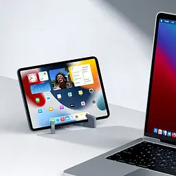 Підставка для смартфона HAGiBiS Desk Phone Holder ZZ5 Silver - мініатюра 4