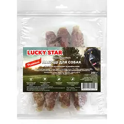 Ласощі для собак Lucky Star Маленькі качині крученики 8.5 см 200 г (RM006S) - мініатюра 3
