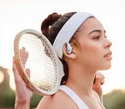 Навушники QCY бездротова стереогарнітура Bluetooth в кейсі T15 білі - мініатюра 8