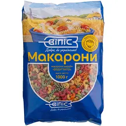 Макаронні вироби Віліс Ріжки №7 Веселка 1 кг