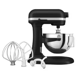 Кухонна машина KitchenAid Heavy Duty 5,2 л 5KSM55SXXEBM з підйомною чашею, матовий чорний - мініатюра 4