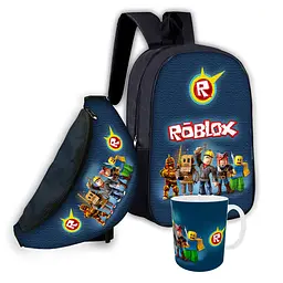 Набір дитячий Роблокс "Roblox" рюкзак, сумка-бананка, кружка (00697)