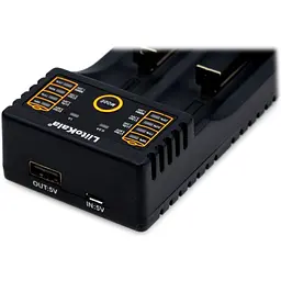 Зарядний пристрій LiitoKala Lii-202 Ni-Mh/Li-ion/Li-Fe/LiFePO4 USB Powerbank LED Box - мініатюра 3