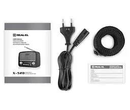 Радиоприемник портативный REAL-EL X520 Black - мініатюра 6