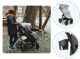 Прогулянкова коляска Lionelo Annet Plus Stone Caramel - мініатюра 9