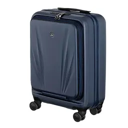 Wenger Валіза Wenger Skyon Hardside Carry-On, мала, з відсіком для н/б 16", полікарбонат, TSA, 4 колеса, розширення, USB, синій - мініатюра 2