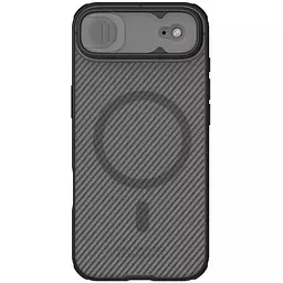 Карбонова накладка Nillkin CamShield Pro Magnetic для Apple iPhone 17 Air (6.5) Transparent black - мініатюра 2