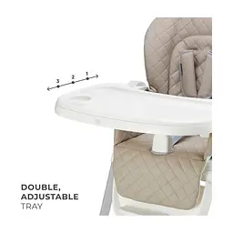 Стілець для годування Kinderkraft Tulo Beige (5902533928781) - мініатюра 8
