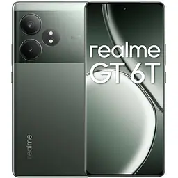 Смартфон Realme GT 6T 12/256Gb Razor Green UA UCRF NFC, 5G