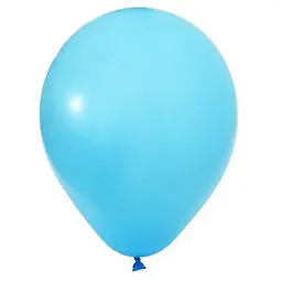 Кулька повітряна латексна 30 см (100) блакитний, матовий, IDEA7-DL-010