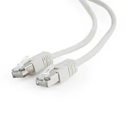 Патч-корд FTP Cablexpert (PP22-3M) cat.5Е, літій, 50u штекер із засувкою, 3м, сірий