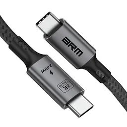 Дата кабель USB-C to USB-C 1.0m USB4 40Gbps 240W 8K60Hz black Armorstandart (ARM81921) - мініатюра 3