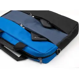 Сумка для ноутбука Vinga 15.6" NB1120 Black/Blue (NB1120BB) - мініатюра 5
