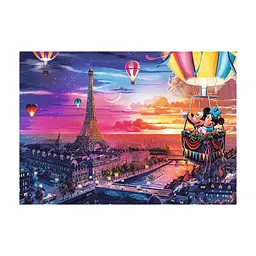 Пазл Trefl Premium Plus Disney Міккі та Мінні в Парижі 1000 елементів (5900511109177) - мініатюра 2