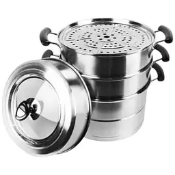 Пароварка-мантоварка Maestro MR-2900-28 із нержавіючої сталі 8 л - мініатюра 4