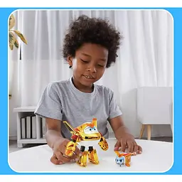 Ігровий набір Transforming Super Wings Золотий Хлопчик 12 см EU770441 - мініатюра 3