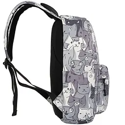 Рюкзак 2E TeensPack Cats сірий - мініатюра 4