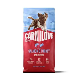 Сухий корм для цуценят Carnilove Active Salmon & Turkey Puppy суперпреміум лосось та індичка 12 кг