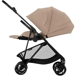 Коляска Cybex Melio Carbon Almond Beige з бампером (525000011) - мініатюра 5