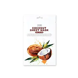 Маска тканинна Tenzero для обличчя Coconut з кокосом