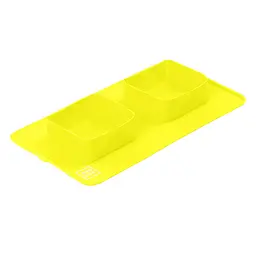 Миска складана Waudog Silicone 385х230х50 мм жовтий - мініатюра 3