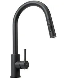 Змішувач для кухні Rea Fresh black black mat REA-B9147, Чорний матовий - мініатюра 7