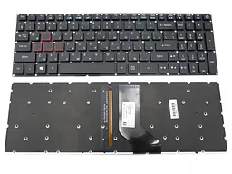 Клавіатура для ACER G3-571, G3-572, Predator Helios 300, PH317-51, PH315-51 (RU Black з підсвіткою), NK.I1513.053. Оригінал