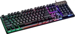 Клавіатура REAL-EL Comfort 7090 Backlit USB black - мініатюра 2
